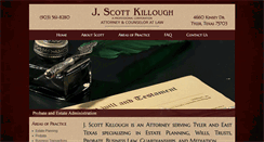 Desktop Screenshot of killough-law.com