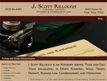 Tablet Screenshot of killough-law.com